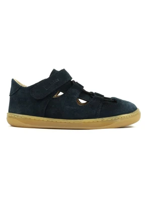Richter Shoes Skórzane buty w kolorze granatowym do chodzenia na boso rozmiar: 26