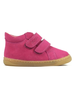 Richter Shoes Skórzane buty w kolorze różowym do chodzenia na boso rozmiar: 25