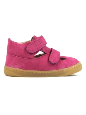 Richter Shoes Skórzane buty w kolorze różowym do chodzenia na boso rozmiar: 22