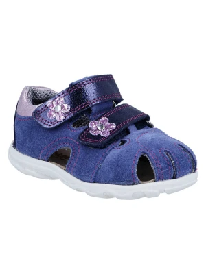 Richter Shoes Skórzane półsandały "Juno" w kolorze granatowym rozmiar: 25