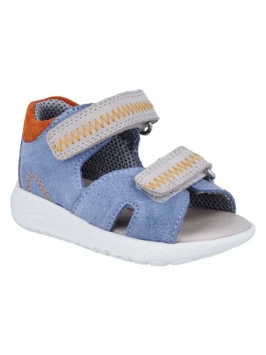 Richter Shoes Skórzane sandały "Alvar" w kolorze błękitnym rozmiar: 25