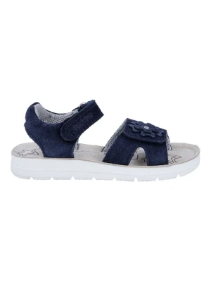 Richter Shoes Skórzane sandały "Sofia" w kolorze granatowym rozmiar: 35