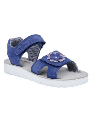 Richter Shoes Skórzane sandały "Sofia" w kolorze niebieskim rozmiar: 25