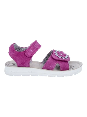 Richter Shoes Skórzane sandały "Sofia" w kolorze różowym rozmiar: 25