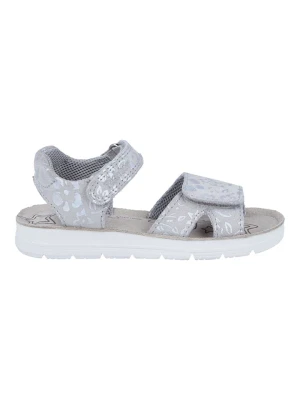 Richter Shoes Skórzane sandały "Sofia" w kolorze szarym rozmiar: 32