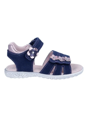 Richter Shoes Skórzane sandały "Sole" w kolorze granatowym rozmiar: 31