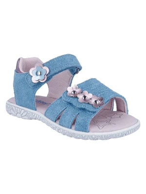 Richter Shoes Skórzane sandały "Sole" w kolorze niebieskim rozmiar: 34