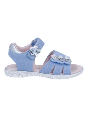 Richter Shoes Skórzane sandały "Sole" w kolorze niebieskim rozmiar: 26