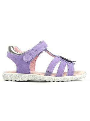 Richter Shoes Skórzane sandały w kolorze fioletowym rozmiar: 26