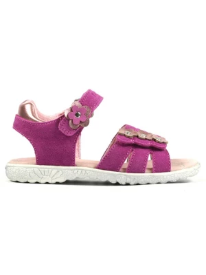 Richter Shoes Skórzane sandały w kolorze fioletowym rozmiar: 26