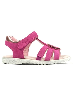 Richter Shoes Skórzane sandały w kolorze różowym rozmiar: 33