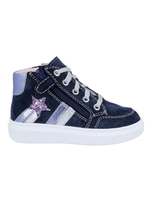 Richter Shoes Skórzane sneakersy "Alessa" w kolorze granatowym rozmiar: 26