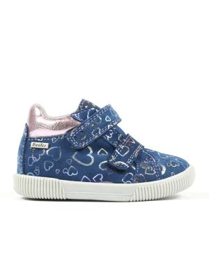 Richter Shoes Skórzane sneakersy w kolorze niebieskim rozmiar: 25
