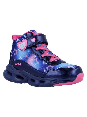 Richter Shoes Sneakersy "Manu" w kolorze granatowo-różowym rozmiar: 25