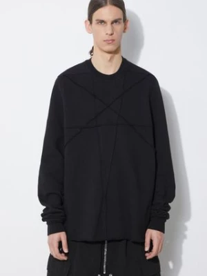 Rick Owens bluza bawełniana Crewneck Sweat męska kolor czarny gładka DU01D1279.FET1.09