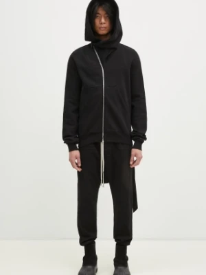 Rick Owens bluza bawełniana Mountain męska kolor czarny z kapturem gładka DU01E3286.F Rick Owens DRKSHDW