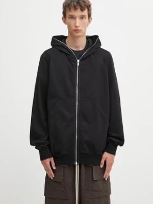 Rick Owens DRKSHDW bluza bawełniana Jumbo Gimp męska kolor czarny z kapturem gładka DU02E7283.RIG