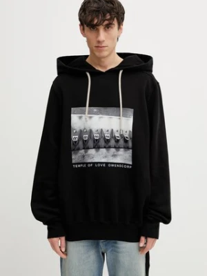 Rick Owens DRKSHDW bluza z kapturem bawełniana damska