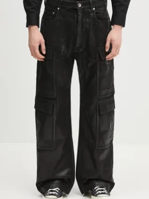 Rick Owens DRKSHDW jeansy Double Cargo męskie DU01E3361.DCF