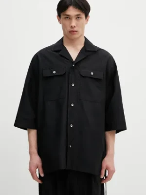 Rick Owens DRKSHDW koszula Magnum Tommy męska kolor czarny relaxed DU01E3290.NR