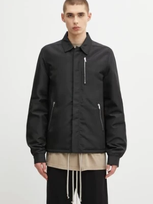 Rick Owens DRKSHDW kurtka Concealed Zipfront kolor czarny przejściowa DU02E7775.NCV