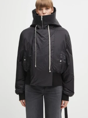 Rick Owens DRKSHDW kurtka Cropped Alice Parka kolor czarny zimowa oversize DS02E7731.NP
