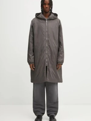 Rick Owens DRKSHDW płaszcz Sealed Windbreaker kolor brązowy DU02E7973.NP