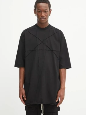 Rick Owens DRKSHDW t-shirt bawełniany Jumbo Ss T męski kolor czarny gładki DU02E7274.RIGET2