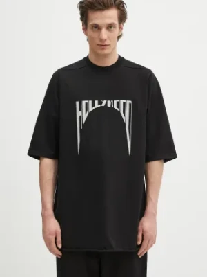 Rick Owens DRKSHDW t-shirt bawełniany Jumbo Ss T męski kolor czarny z nadrukiem DU01E3274.RIGEP2