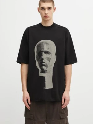 Rick Owens DRKSHDW t-shirt bawełniany Jumbo Ss T męski kolor czarny z nadrukiem DU02E7274.RIGEP1