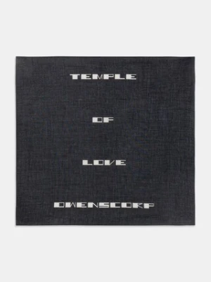 Rick Owens DRKSHDW Temple of Love apaszka bawełniana