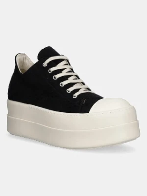 Rick Owens DRKSHDW tenisówki Double Bumper Low Sneaks kolor czarny DU02E7832.BMO