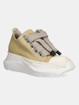 Rick Owens DRKSHDW tenisówki Jumbo Laces Abstract Low Sneak kolor beżowy DS01E3845.SCFW2