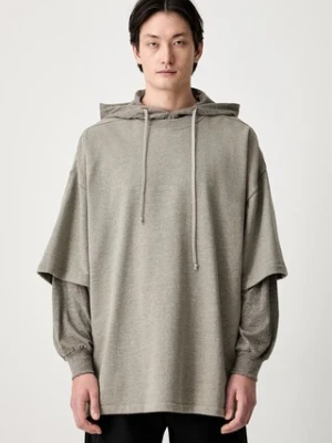 Rick Owens DRKSHDW Tommy Hustler bluza z kapturem z bawełną męska