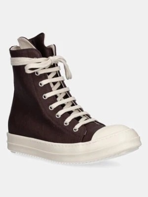 Rick Owens DRKSHDW trampki Sneaks kolor bordowy DS02E7800.DSW