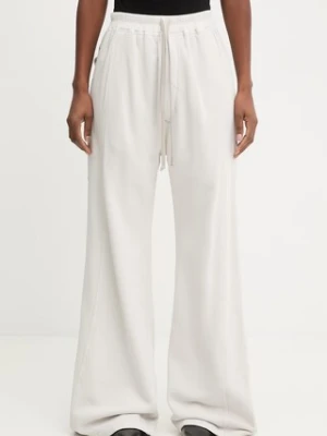 Rick Owens DRKSHDW Wide Pusher spodnie dresowe bawełniane damskie