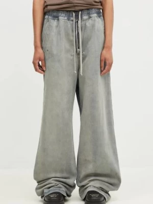 Rick Owens jeansy Geth Belas damskie high waist DS02D2327.SKY