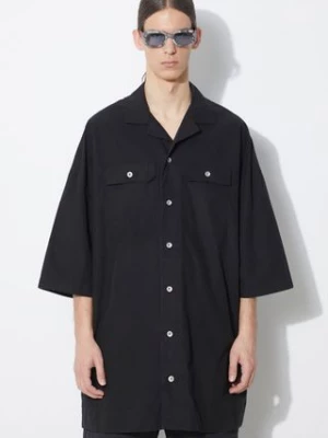 Rick Owens koszula bawełniana Magnum Tommy Shirt męska kolor czarny relaxed DU01D1290.P.09 Rick Owens DRKSHDW