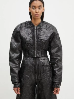 Rick Owens kurtka Collage Bomber damska kolor czarny przejściowa DS02D2723.BMC Rick Owens DRKSHDW