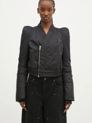 Rick Owens kurtka Metro Bomber damska kolor czarny zimowa DS02D2722.MUNP Rick Owens DRKSHDW