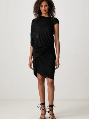 Rick Owens Lilies Ares sukienka gładka z wiskozy