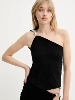 Rick Owens Lilies bluzka damska kolor czarny gładka LI01E4125RV