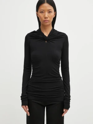 Rick Owens Lilies bluzka z dodatkiem kaszmiru Kairo