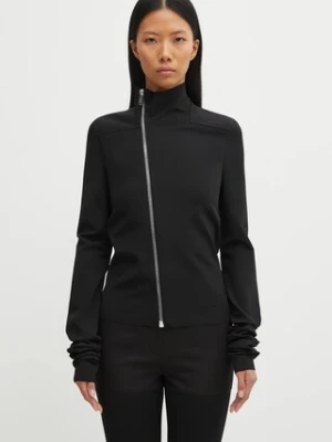 Rick Owens Lilies kurtka Gary kolor czarny przejściowa LI02E3702.JCVS