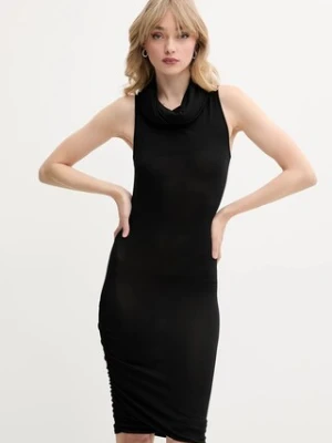 Rick Owens Lilies sukienka kolor czarny mini dopasowana LI01E4523CVI