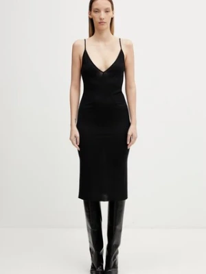 Rick Owens Lilies sukienka letnia gładka z wiskozy