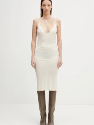 Rick Owens Lilies sukienka letnia gładka z wiskozy