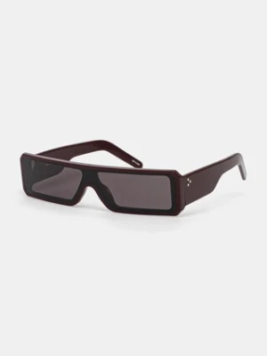 Rick Owens okulary przeciwsłoneczne kolor bordowy RG0000008.GMGNB Rick Owens DRKSHDW