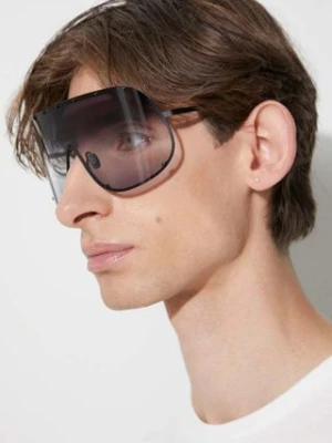 Zdjęcie produktu Rick Owens okulary przeciwsłoneczne kolor czarny Rick Owens DRKSHDW