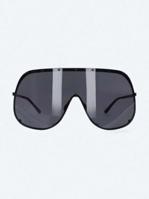 Rick Owens okulary przeciwsłoneczne Occhiali Da Sole Sunglasses Shield damskie kolor czarny RG0000006.GBLKB.0909